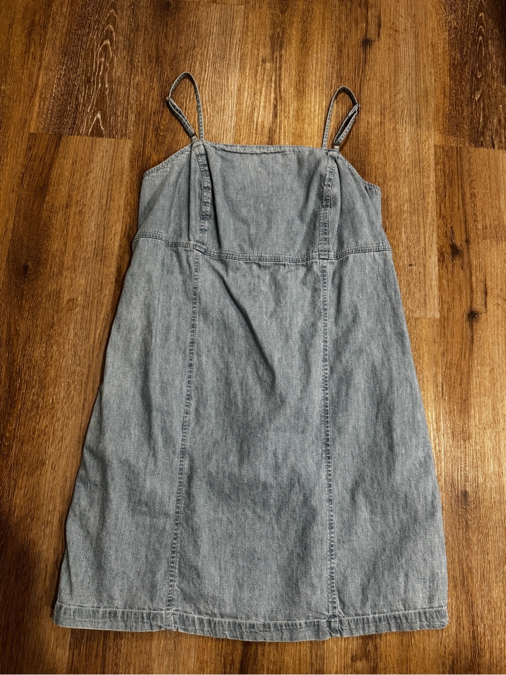 Vintage Jones Jeans Zip Up Midi Dress
